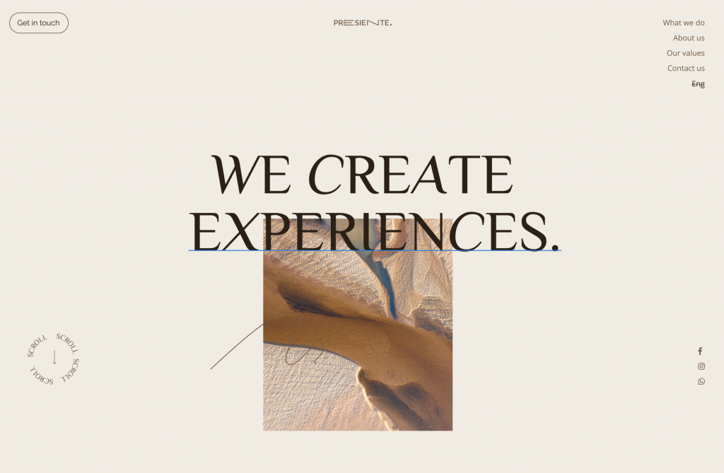 We Create Experiences — сайт ивент-агентства | Evaris