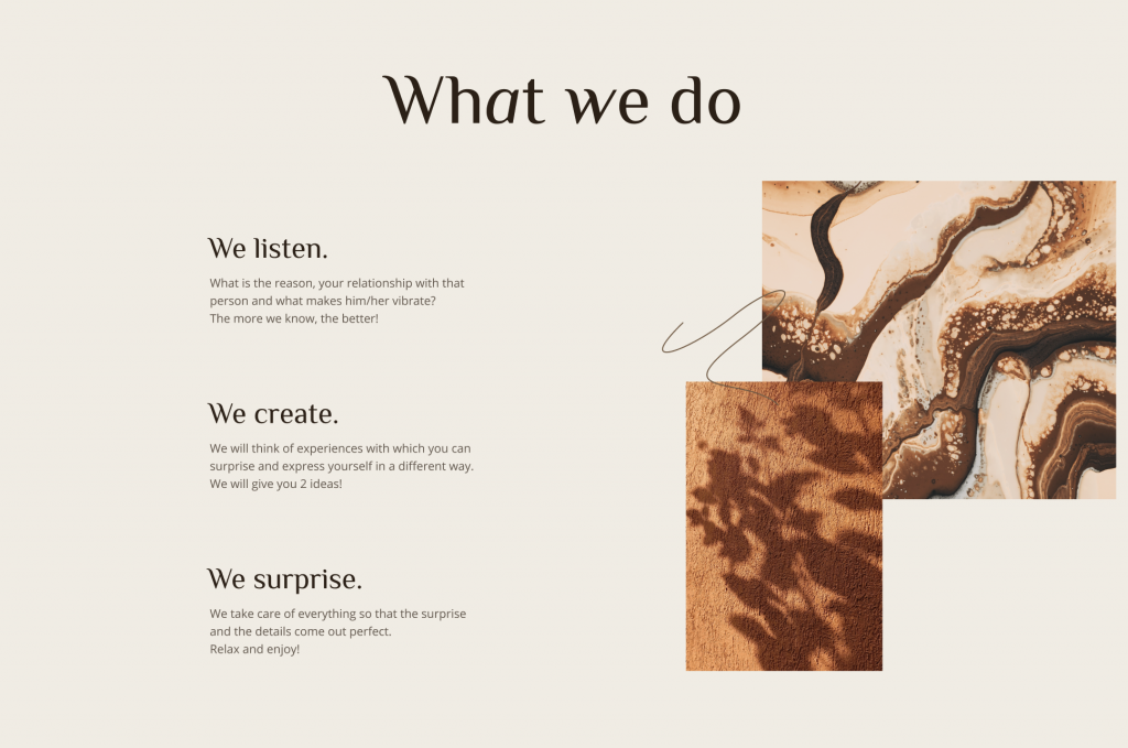 We Create Experiences — сайт ивент-агентства | Evaris